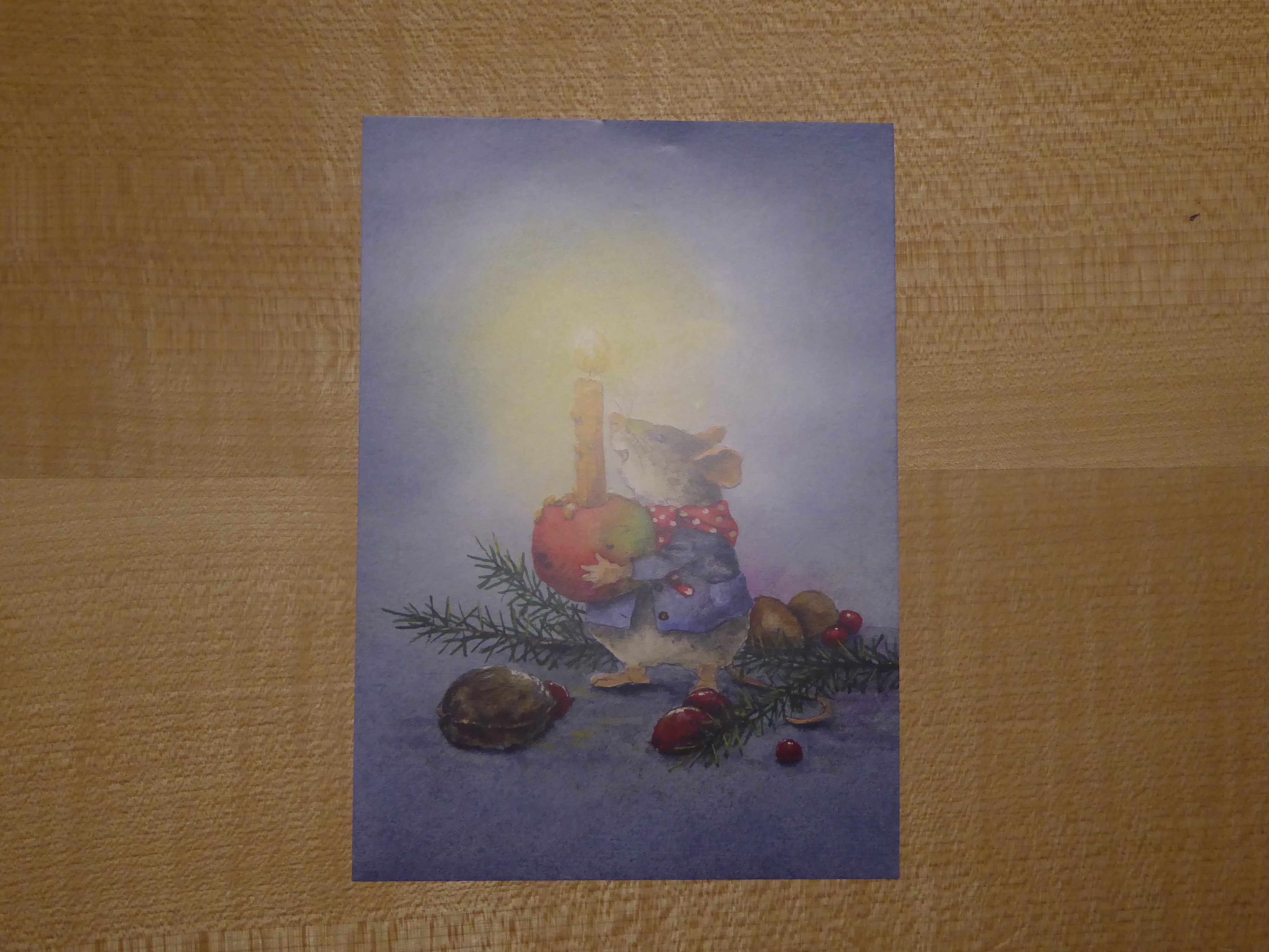 Wir wünschen eine schöne Adventzeit (Postkartendesign Image