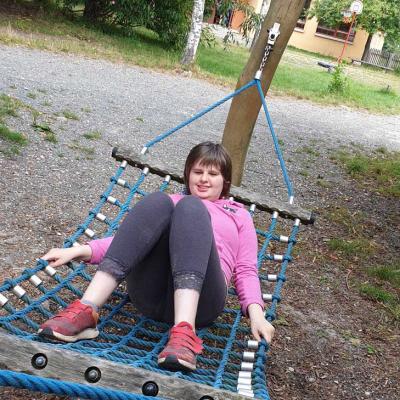  Ruhepause in der Hängematte